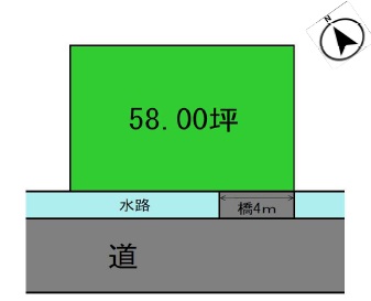 連島町西之浦区画図