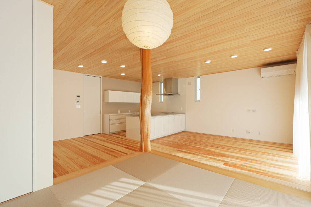 木の城いちばん施工例　LDK