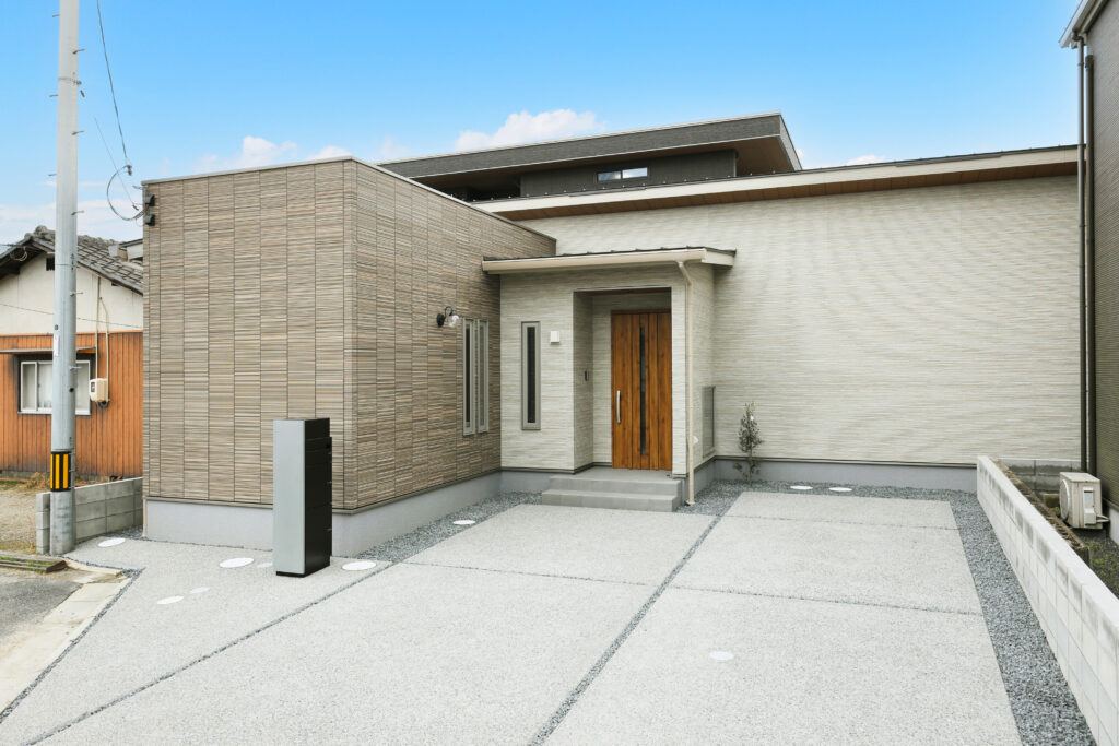 倉敷市注文住宅　外観施工例
