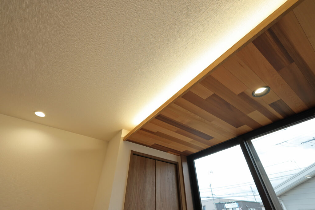 倉敷注文住宅　間接照明　施工例