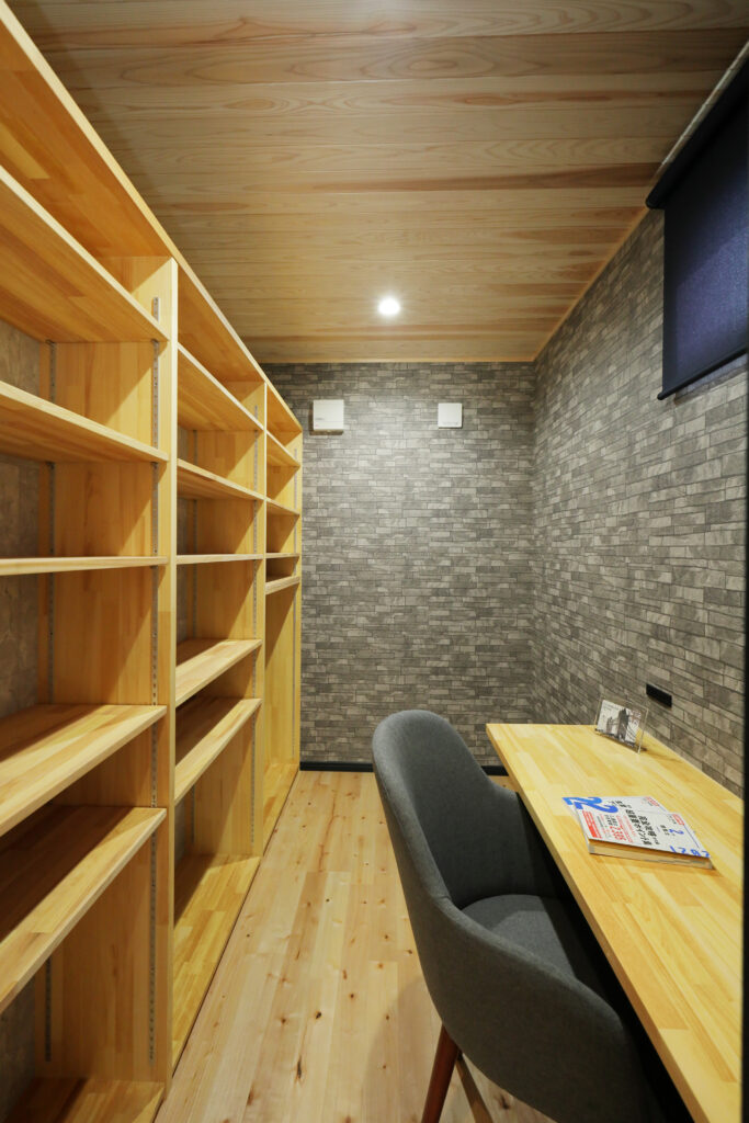 木の城いちばん施工例 書斎