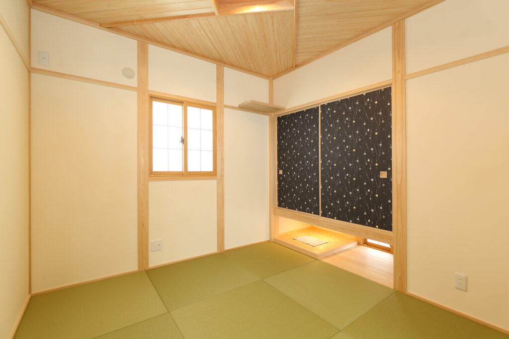 倉敷注文住宅 和室施工例