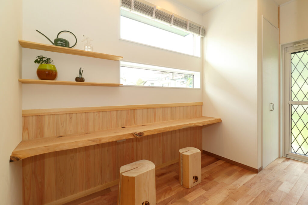 倉敷注文住宅 造作施工例