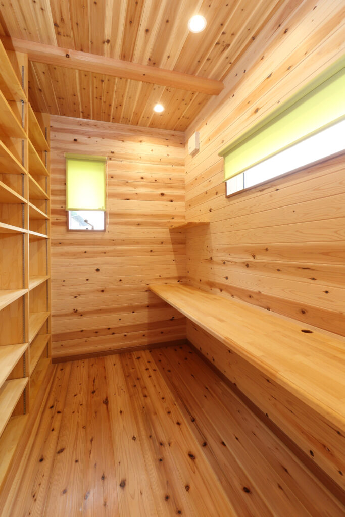 倉敷注文住宅 書斎施工例