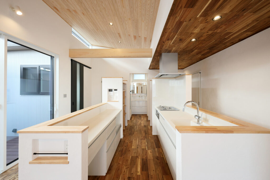 倉敷注文住宅 施工例キッチン