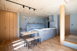 倉敷市　K様邸 毎日の家事が〝ひとつながり〟で完結する子育て世代の家