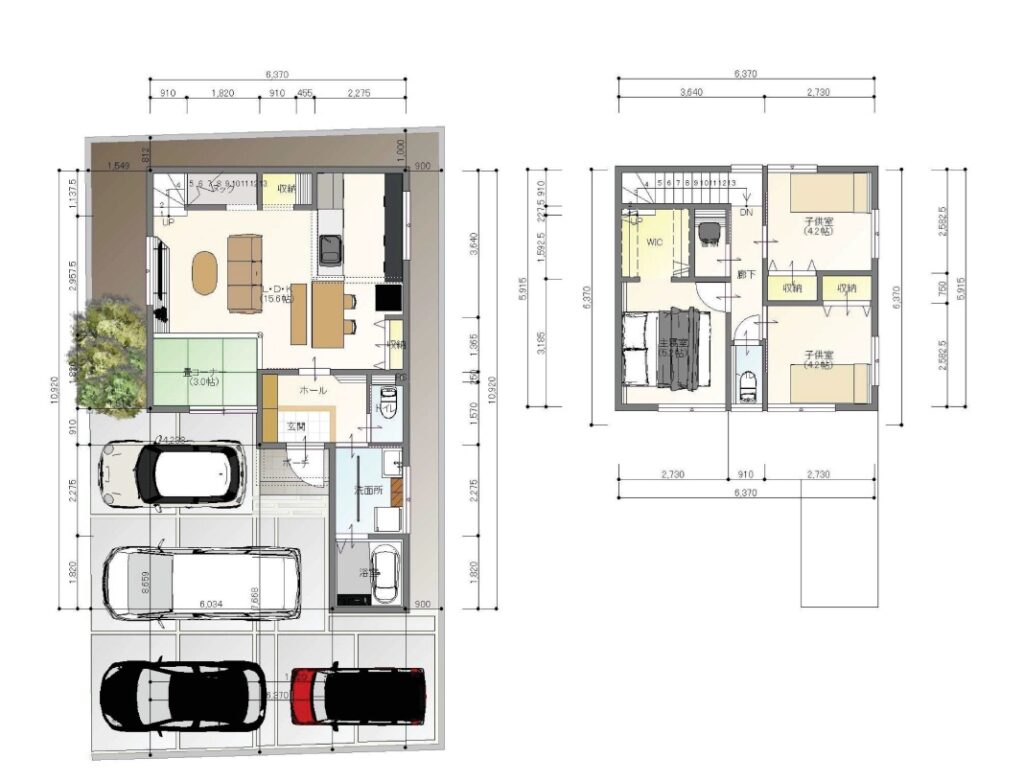 堀南モデルハウス　間取り