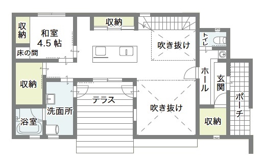 モデルハウス間取り